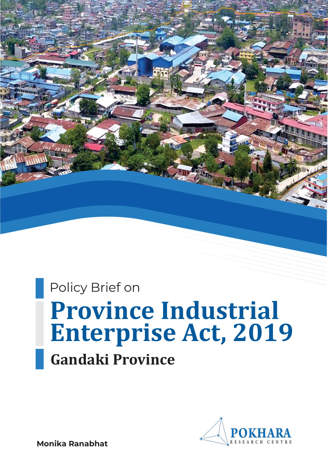 Policy Brief on Province Industrial Enterprise Act, 2019 Gandaki Province (English) cover
